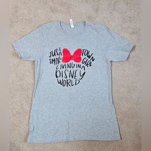 Women’s Size Medium Disney T-Shirt Gray Bella Canvas